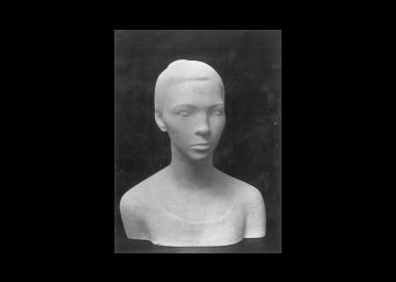 Портрет Родивиловой.1986-87. Мрамор